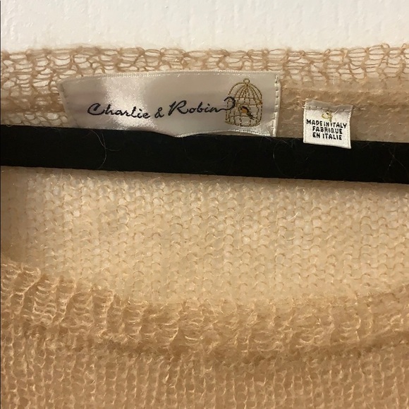 Vintage sheer blush sweater - Picture 4 of 4